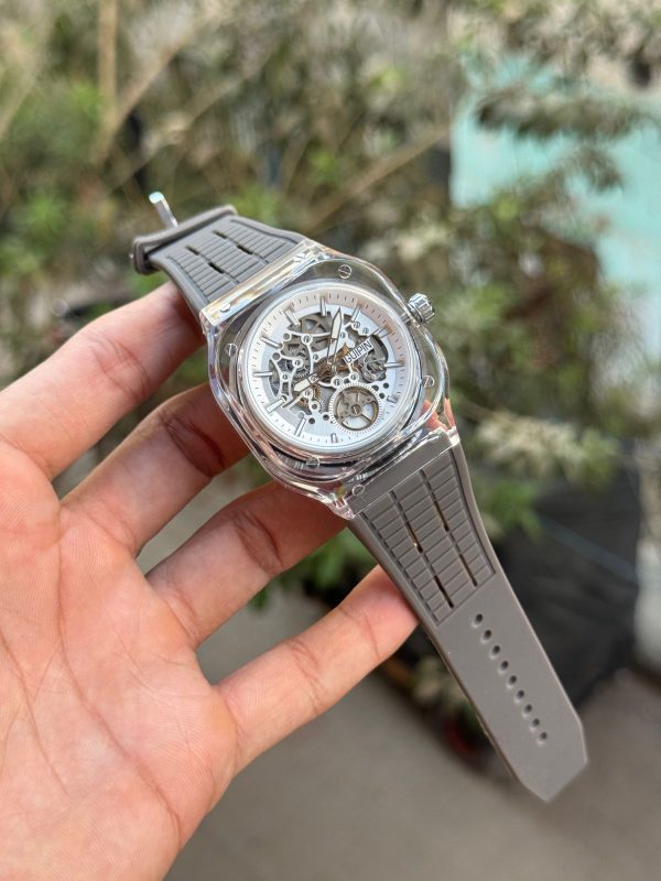 GUPIN Original Brand Funky Watch | Square Transparent Dial in Pakistan - Image 3