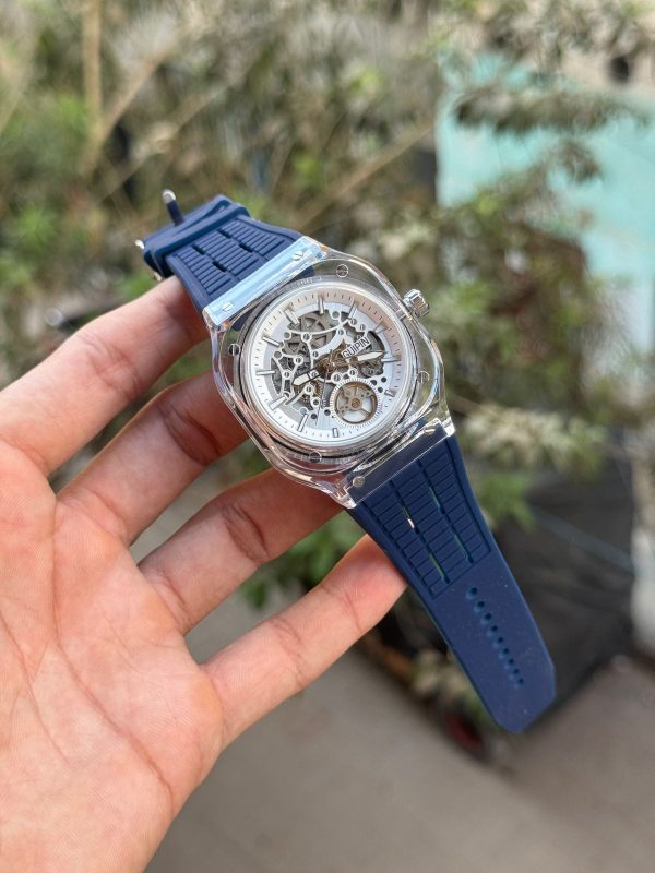 GUPIN Original Brand Funky Watch | Square Transparent Dial in Pakistan - Image 5