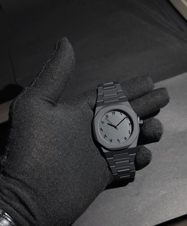 Arabic Aura Black Watch for Men - Image 4