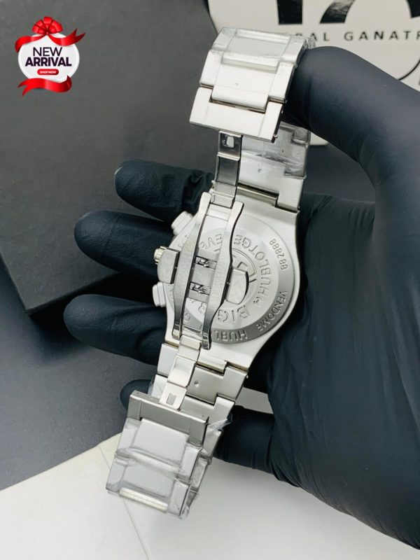 Hublot Men’s Watch with Stainless Steel Chain & Butterfly Lock - Image 6