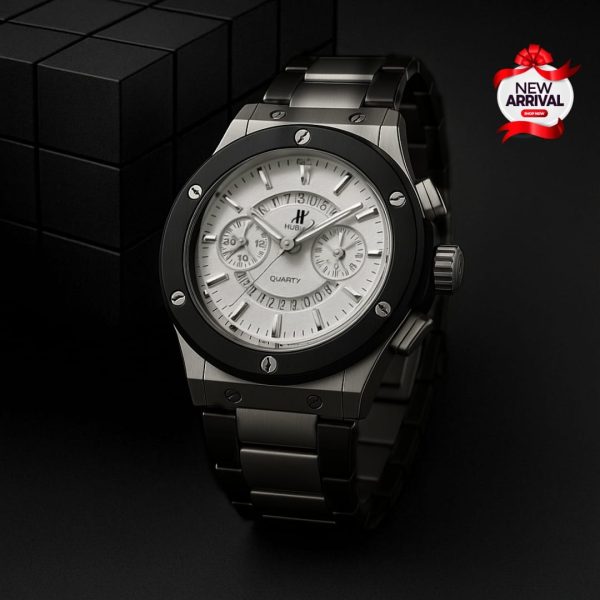 Hublot Men’s Watch with Stainless Steel Chain & Butterfly Lock - Image 7