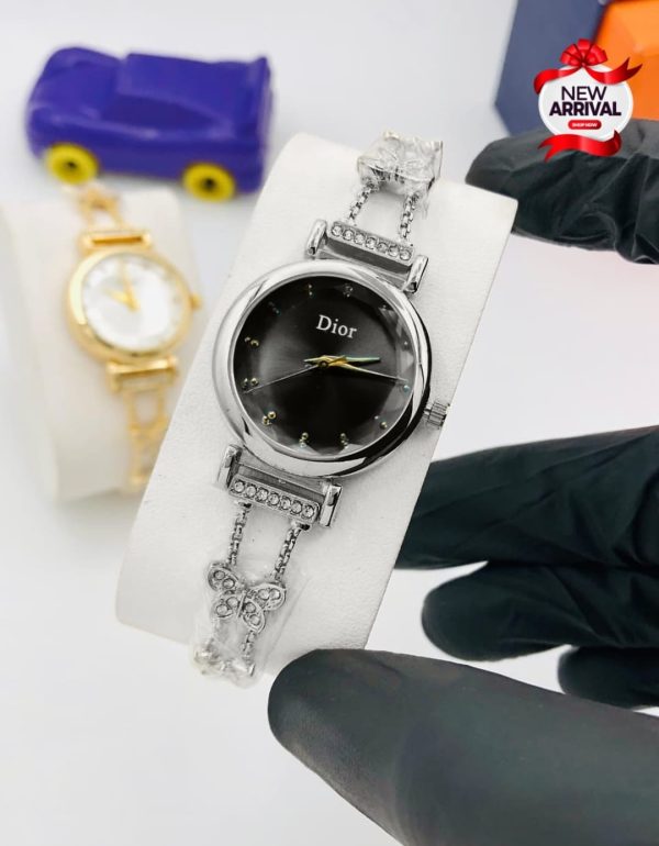 Dior Butterfly Diamond Chain Watch - Image 5